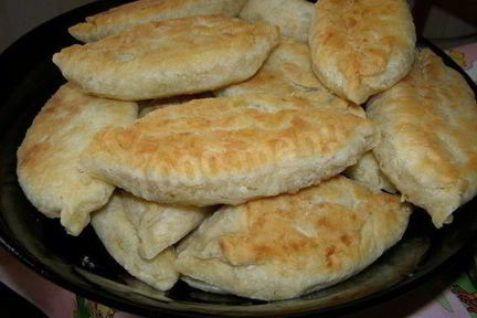 Постные пирожки с картошкой жареные