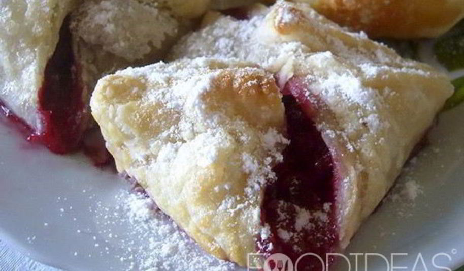 Рецепт слоеные пирожки с вареньем
