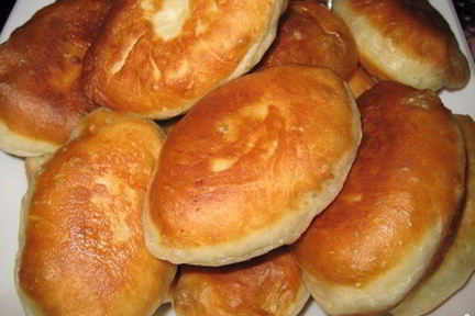 Жареные пирожки на дрожжах