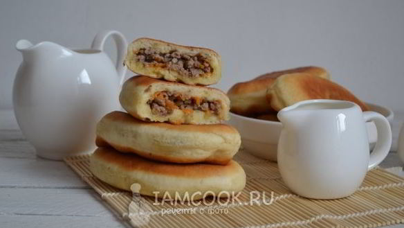 ШАГ 18. жареные пирожки с мясом на сковороде