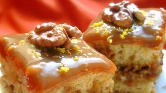 ШАГ 8. апельсиновые бисквитные пирожные с кофейным кремом