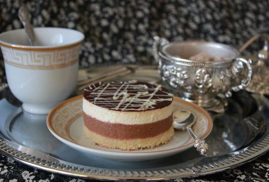 Банановое пирожное