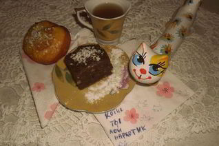 Брауни с бананом