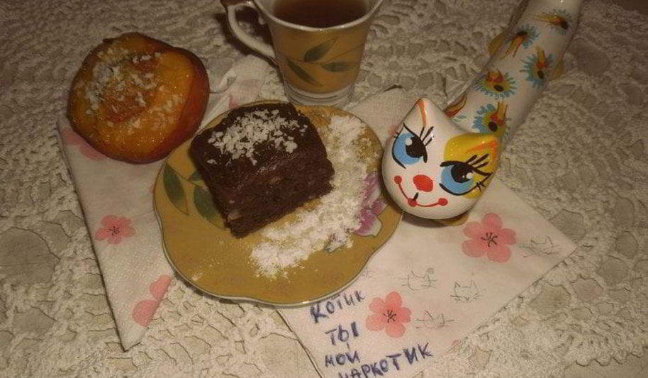 Рецепт брауни с бананом