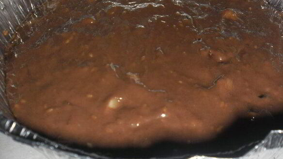 ШАГ 3. брауни с бананом