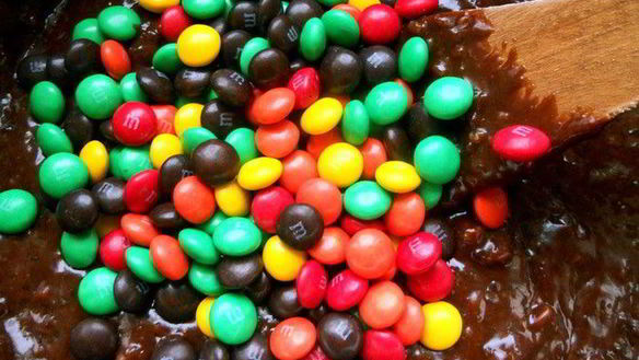ШАГ 5. брауни с m&m