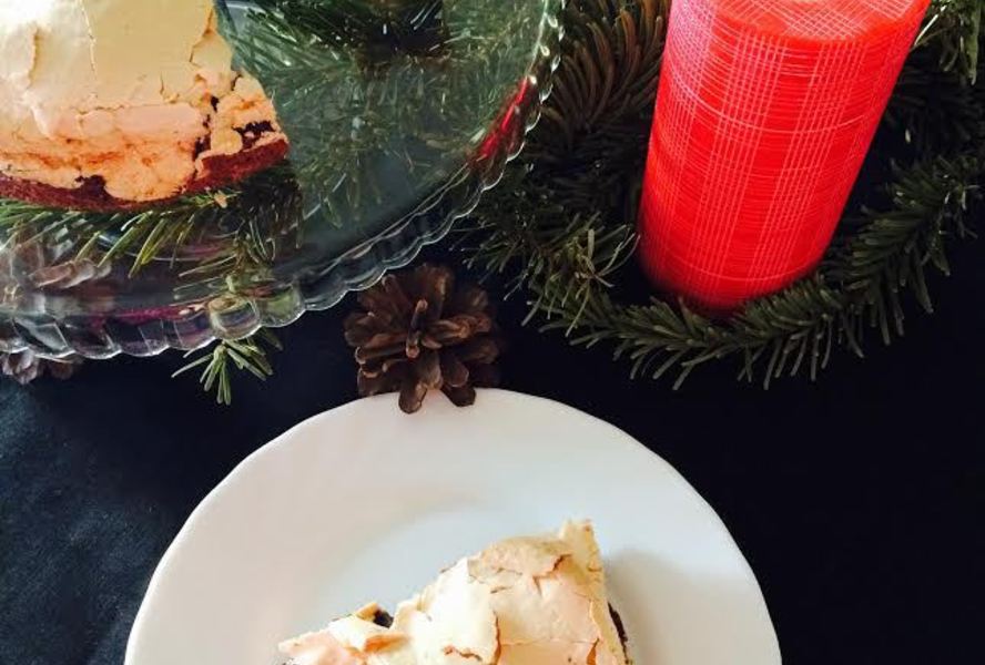 Брауни с меренгами