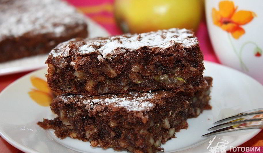 Рецепт брауниз с цуккини и орехами