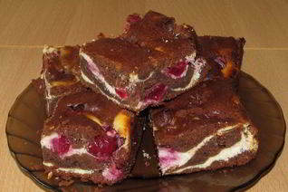 Домашний шоколадный брауни с творогом