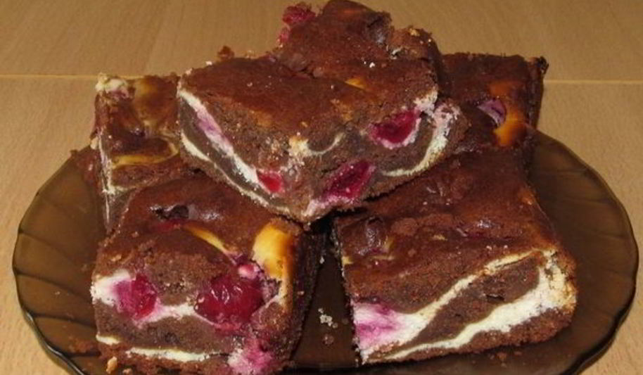 Рецепт домашний шоколадный брауни с творогом