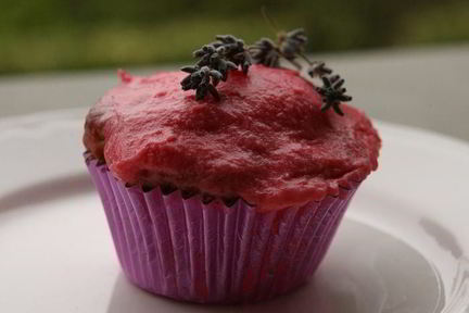 Лавандовые пирожные