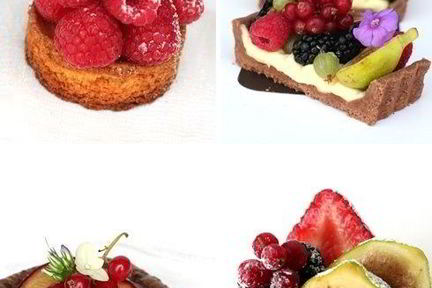 Малиновые пирожные