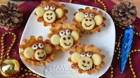 ШАГ 16. песочное пирожное обезьянки