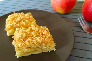 Песочные пирожные с яблочным пюре