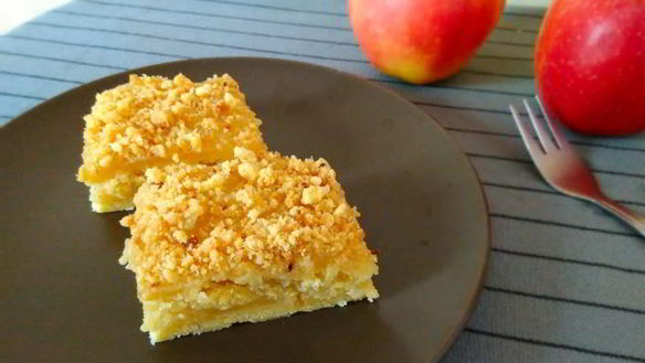 ШАГ 7. песочные пирожные с яблочным пюре