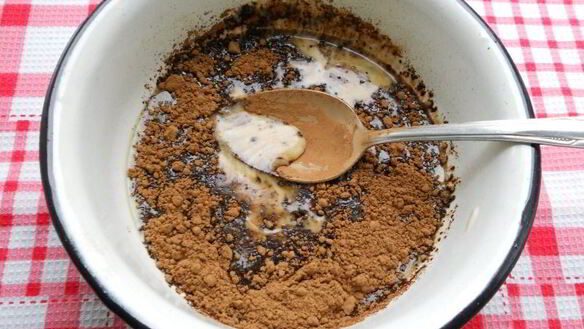 ШАГ 3. пирожное брауни с мятой и творожной прослойкой