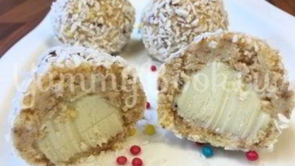 ШАГ 17. пирожное картошка с начинкой