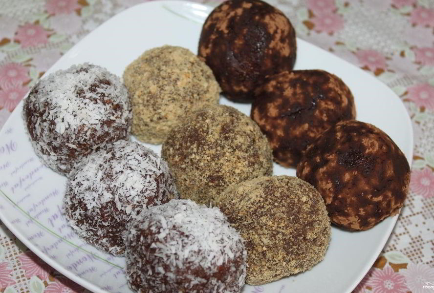 Пирожное Картошка со сгущенкой