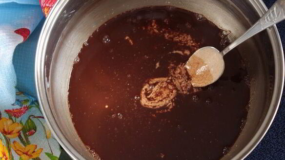 ШАГ 3. пирожное кунжутный кофе