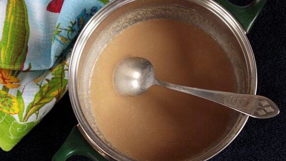 ШАГ 10. пирожное кунжутный кофе