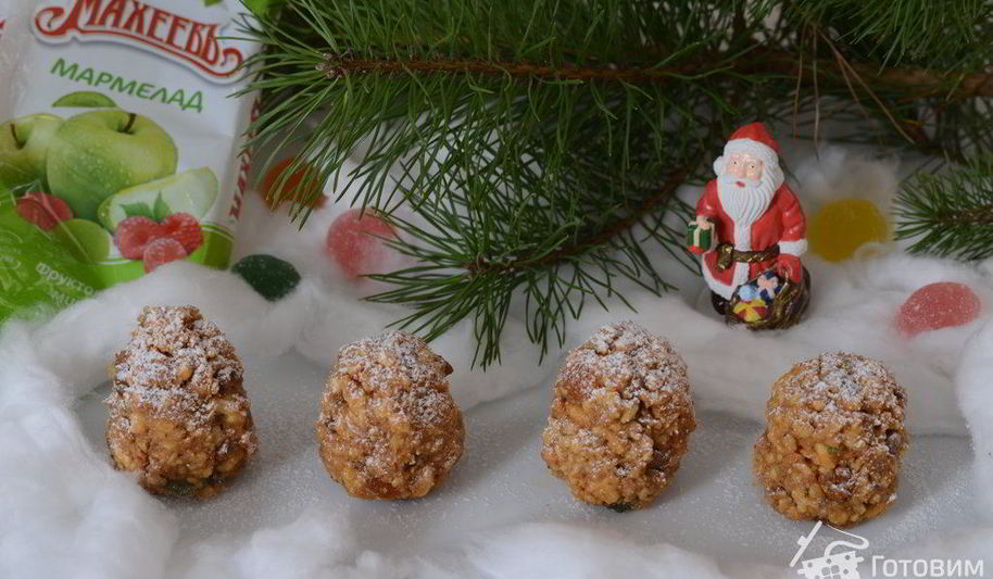 Рецепт пирожное новогодние шишки