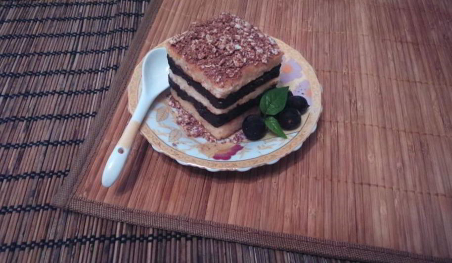 Рецепт пирожное полосатая зебра с яблочно-имбирным джемом