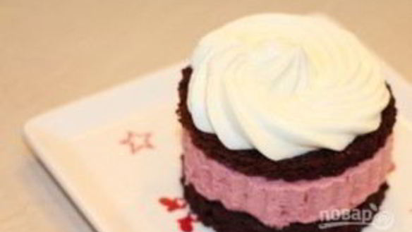 ШАГ 18. пирожное вишневый ноктюрн