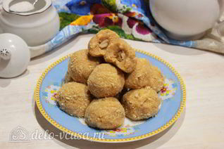 Пирожные из печенья и сгущенки