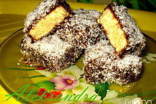 Пирожные Ламингтон