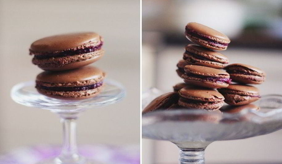 Рецепт пирожные макароны с шоколадом