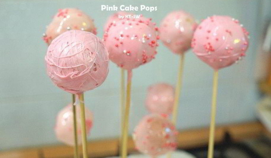 Рецепт пирожные розовые кейк попсы