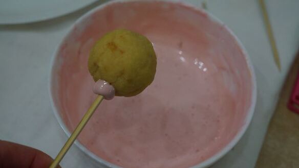 ШАГ 10. пирожные розовые кейк попсы