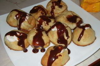 Пирожные с банановым кремом