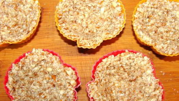 ШАГ 4. полезное миндальное пирожное с хурмой