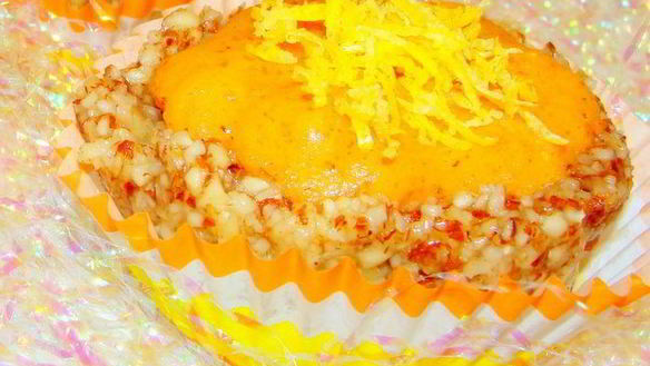 ШАГ 7. полезное миндальное пирожное с хурмой