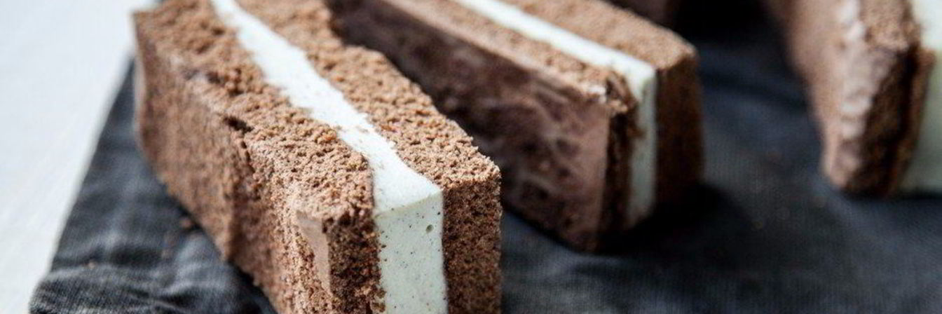 Правильное пирожное с творожной начинкой