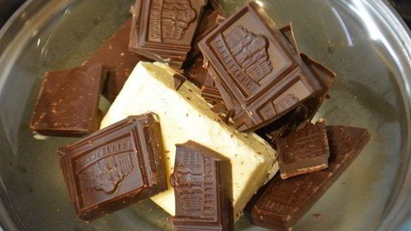 ШАГ 6. шоколадно-муссовое пирожное