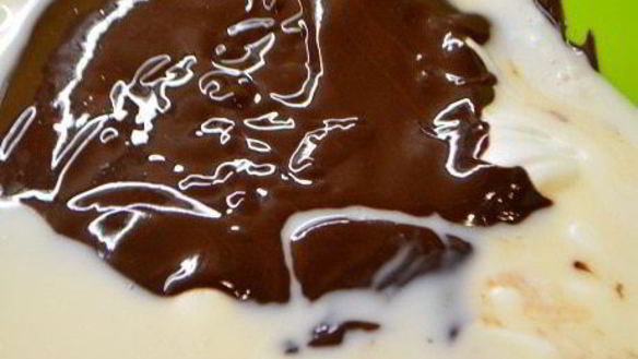 ШАГ 8. шоколадно-муссовое пирожное