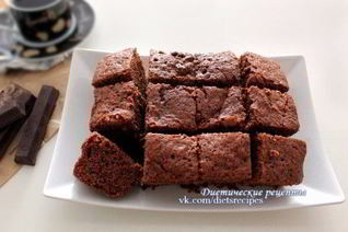 Шоколадный брауни в микроволновке