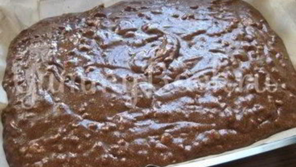 ШАГ 7. шоколадные брауни на манке с миндалем