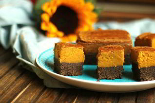 Тыквенный брауни с кэробом