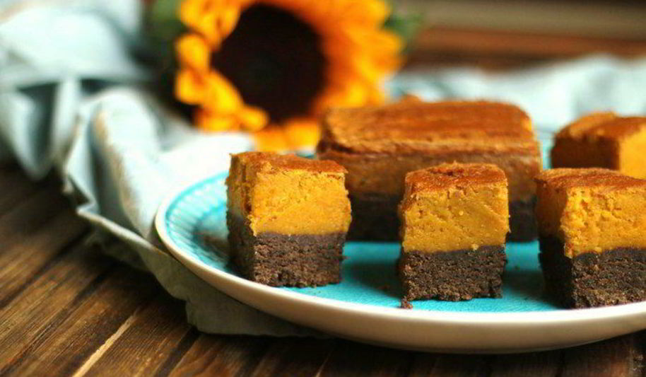Рецепт тыквенный брауни с кэробом