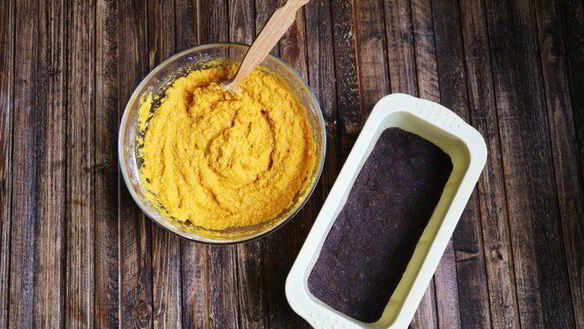 ШАГ 9. тыквенный брауни с кэробом