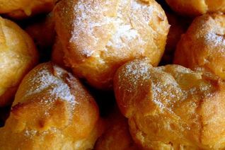 Заварные пирожные с заварным кремом