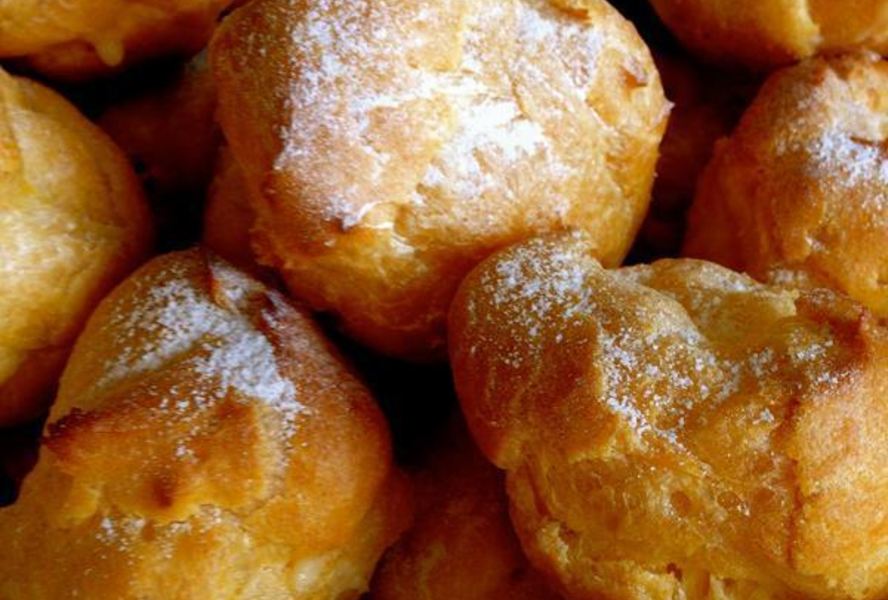 Заварные пирожные с заварным кремом