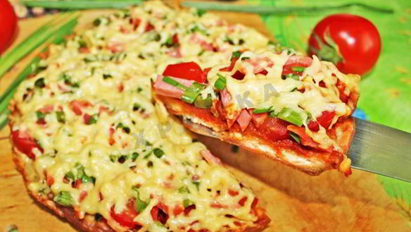 ШАГ 11. быстрая пицца на кефире без сметаны на сковороде