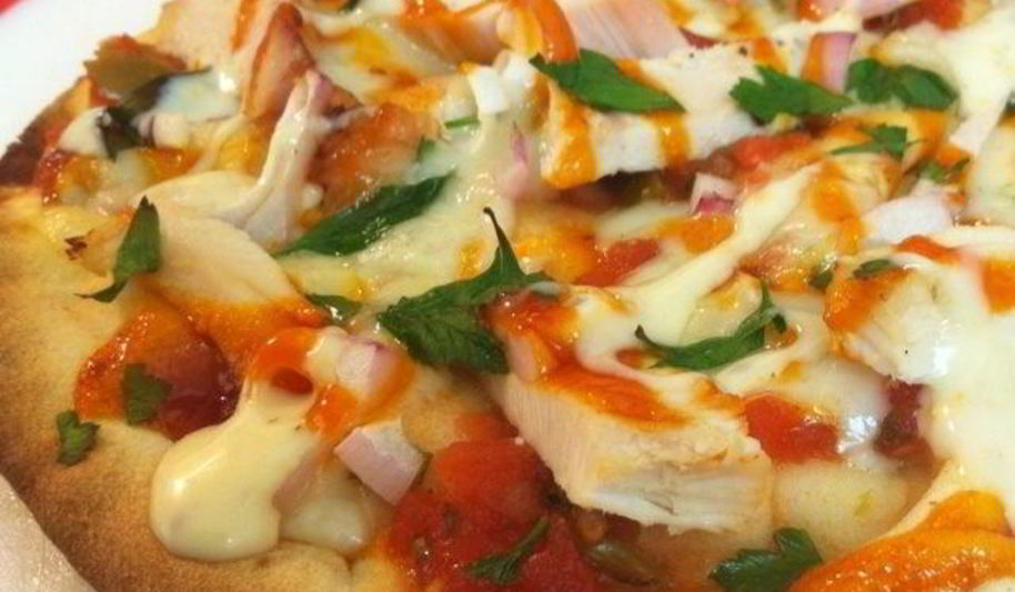 Рецепт домашняя пицца с курицей