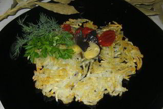 Картофельная пицца — решти