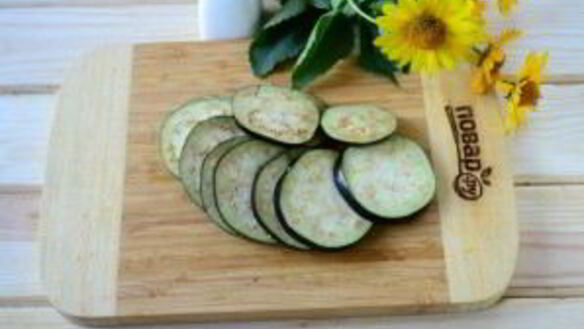 ШАГ 2. мини-пицца на баклажанах