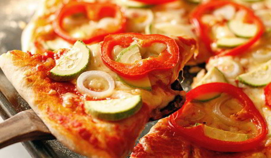 Рецепт овощная пицца